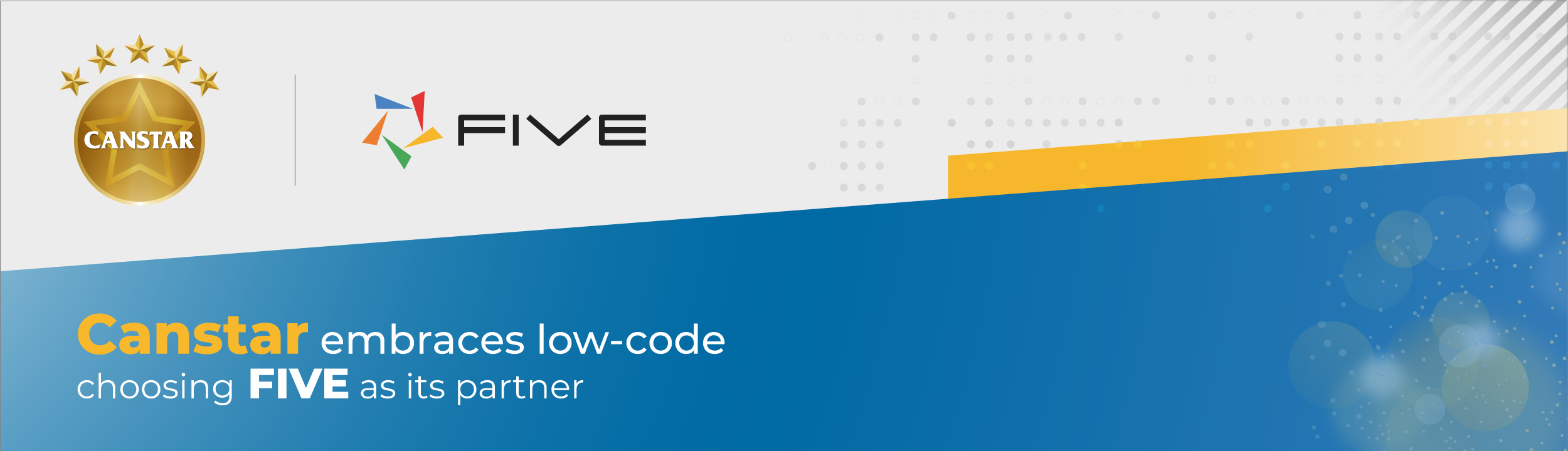 Canstar embraces low-code development, choosing low-code innovator Five as its partner
