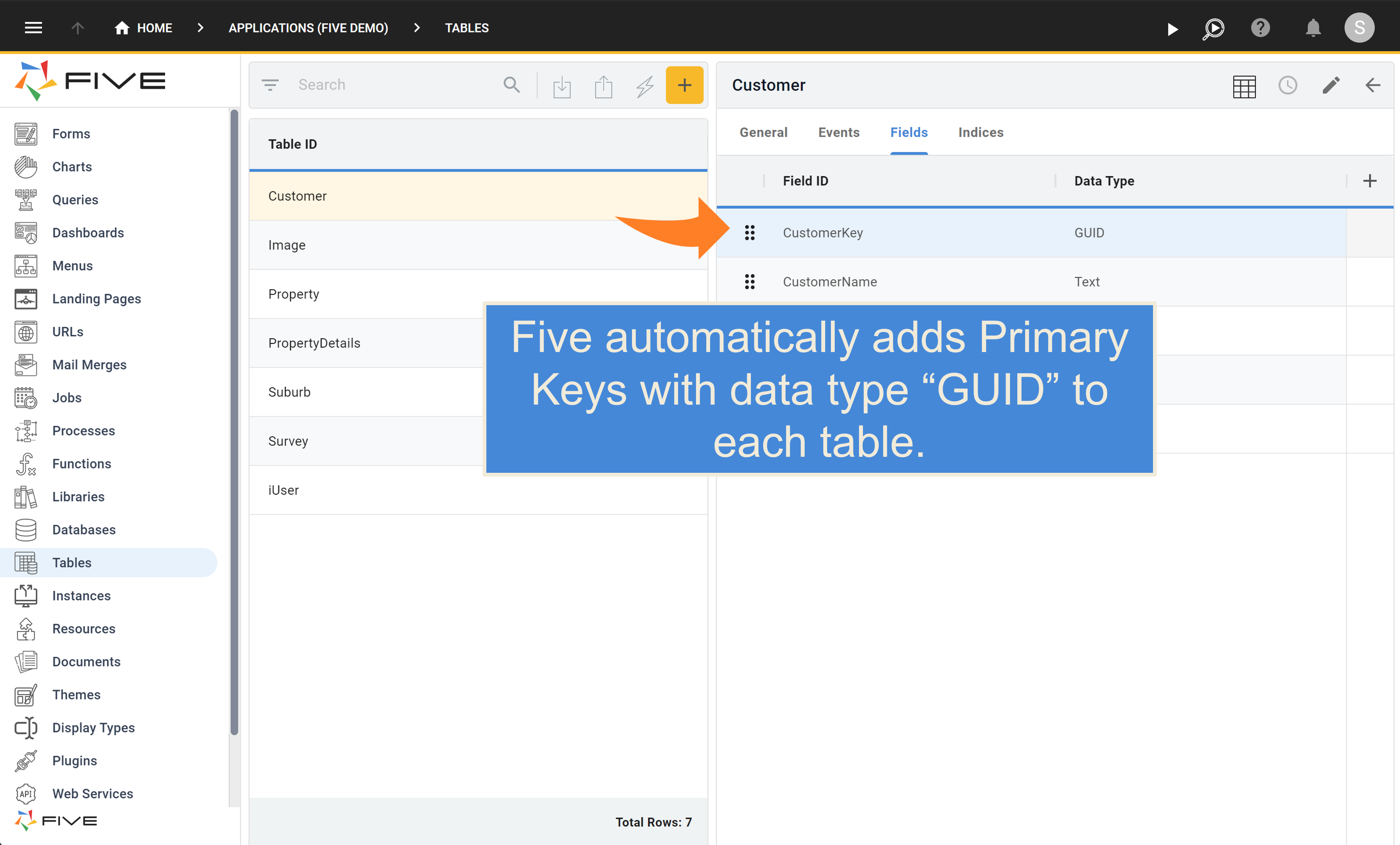 Five.Co - Primary Keys in MySQL