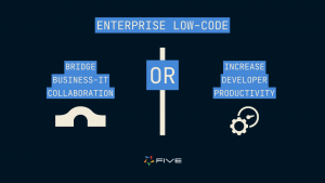 Enterprise-Low-Code: Bridge Business-IT or Improve Developer Productivity