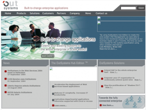 OutSystems - Website 2004