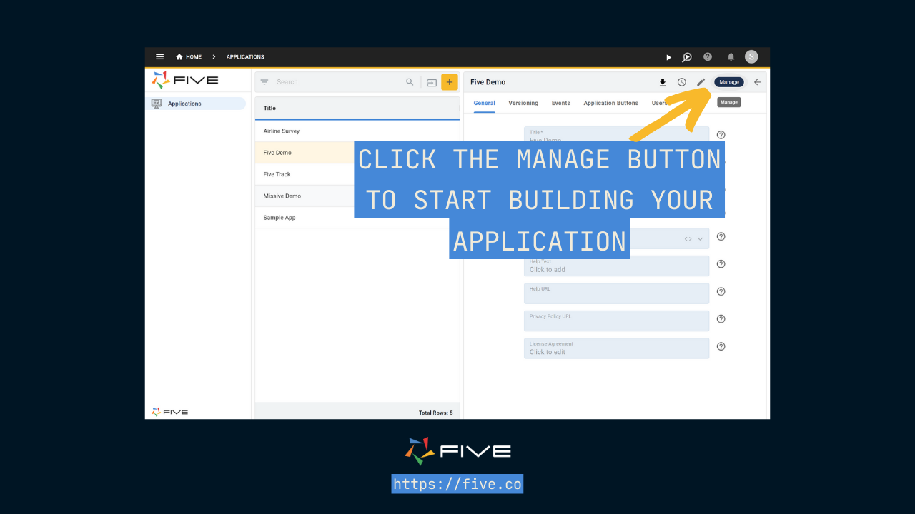 Five.Co - Manage Your Application