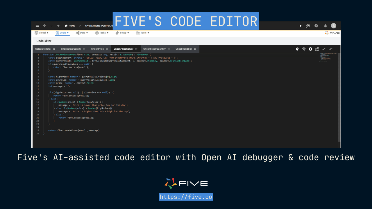 Five.Co - Code Editor