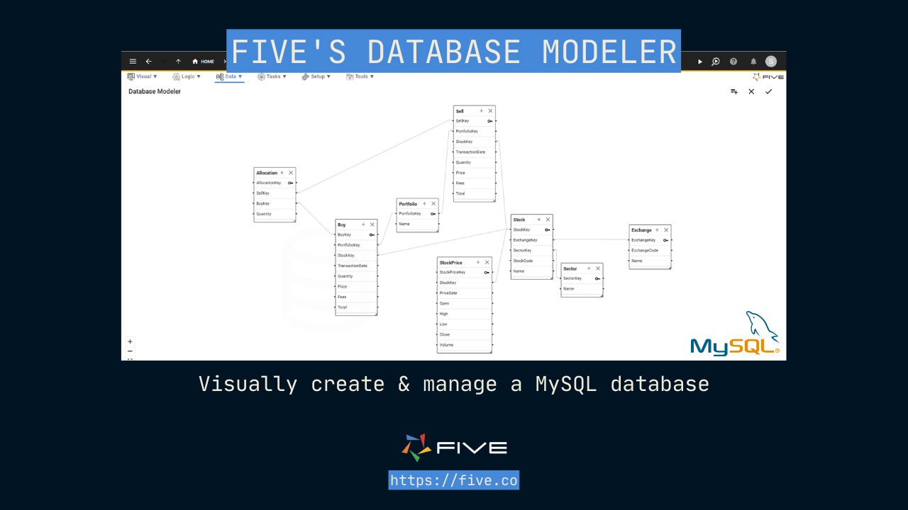 Five.Co - FIleMaker Alternative - Database Modeler