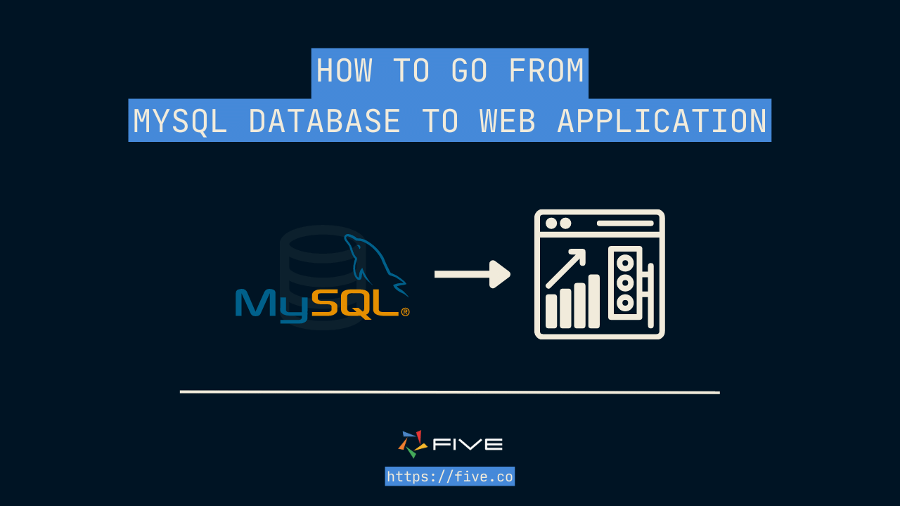 Five.Co - How to go from MySQL database to web application