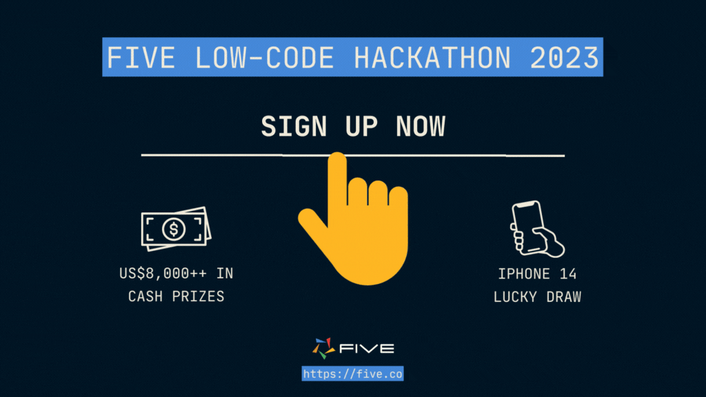 Five.Co - Low-Code Virtual Hackathon - Sign Up Now