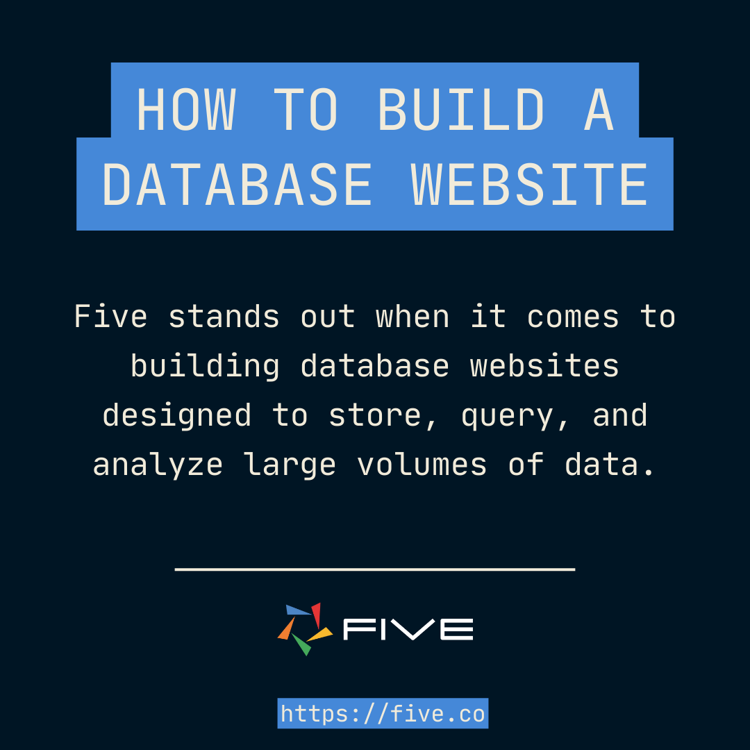 How to Build a Database Website (Fast & Easy)