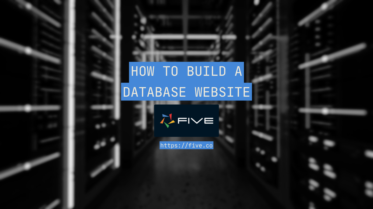 How to Build a Database Website (Fast & Easy)