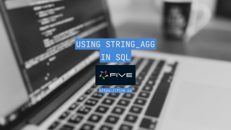 Using STRING_AGG in SQL: A Practical Guide