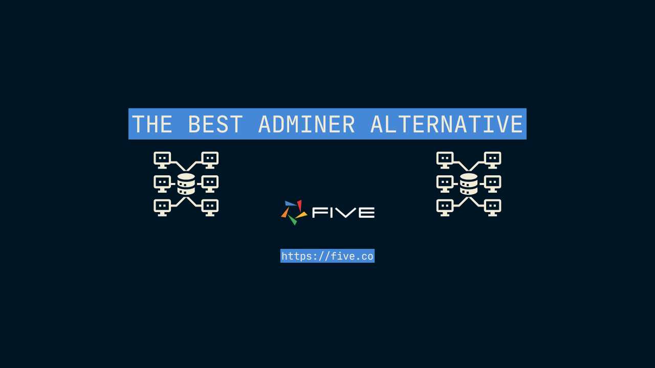 The Best Adminer Alternative | Five